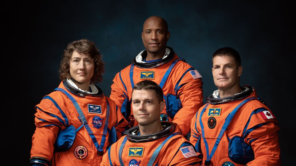 NASA Artemis 3 crew members