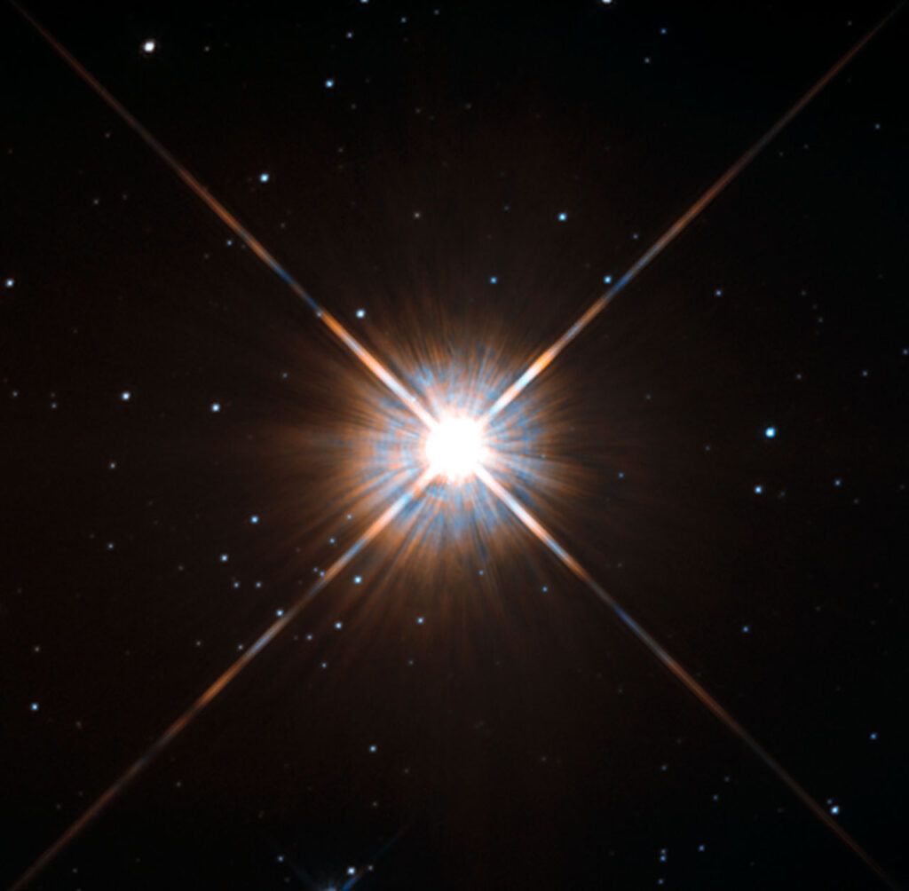 Second closest star to earth Proxima Centauri B